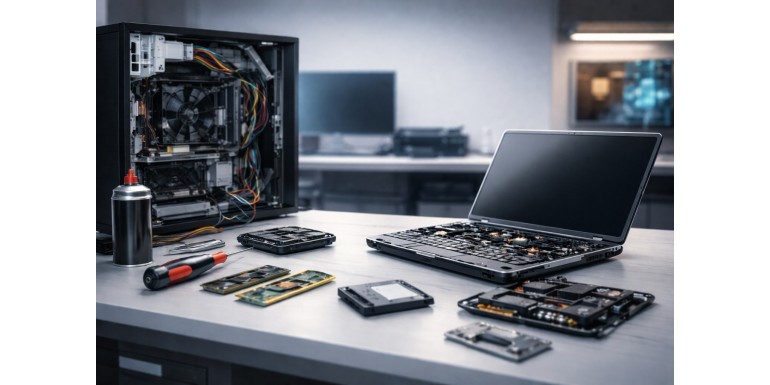 Serwis, czyszczenie i upgrade komputera – sposób na szybsze i stabilniejsze działanie