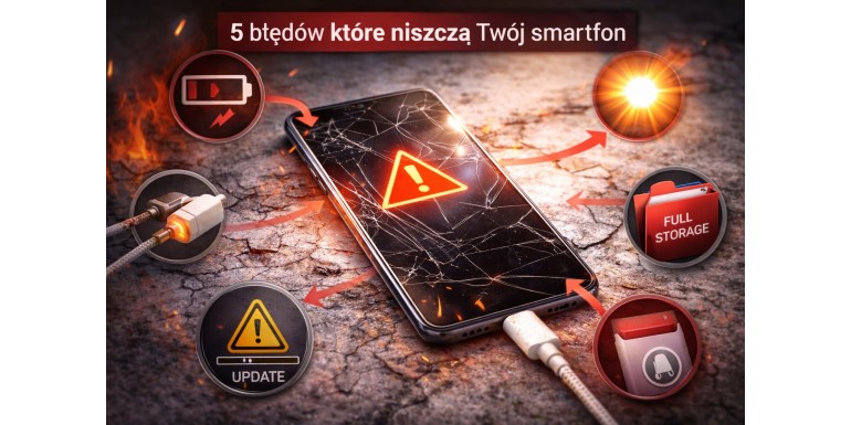 Pięć błędów, które nieświadomie niszczą Twój smartfon