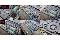 Czyszczenie układu chłodzenia i wnętrza laptopa gamingowego ASUS ROG G513R