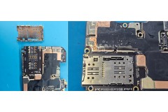 Wymiana gniazda SIM/SD na płycie głównej w Motorola Moto G50